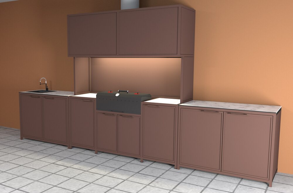 Барбекю кухня "МЕРЛОТ-ШАРДОНЕ"