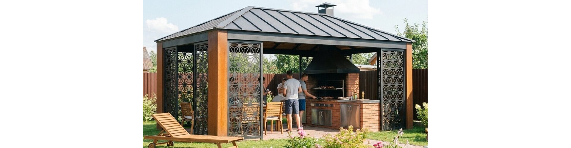 Мангал-беседка или обычный мангал: что выбрать для дачи и загородного дома