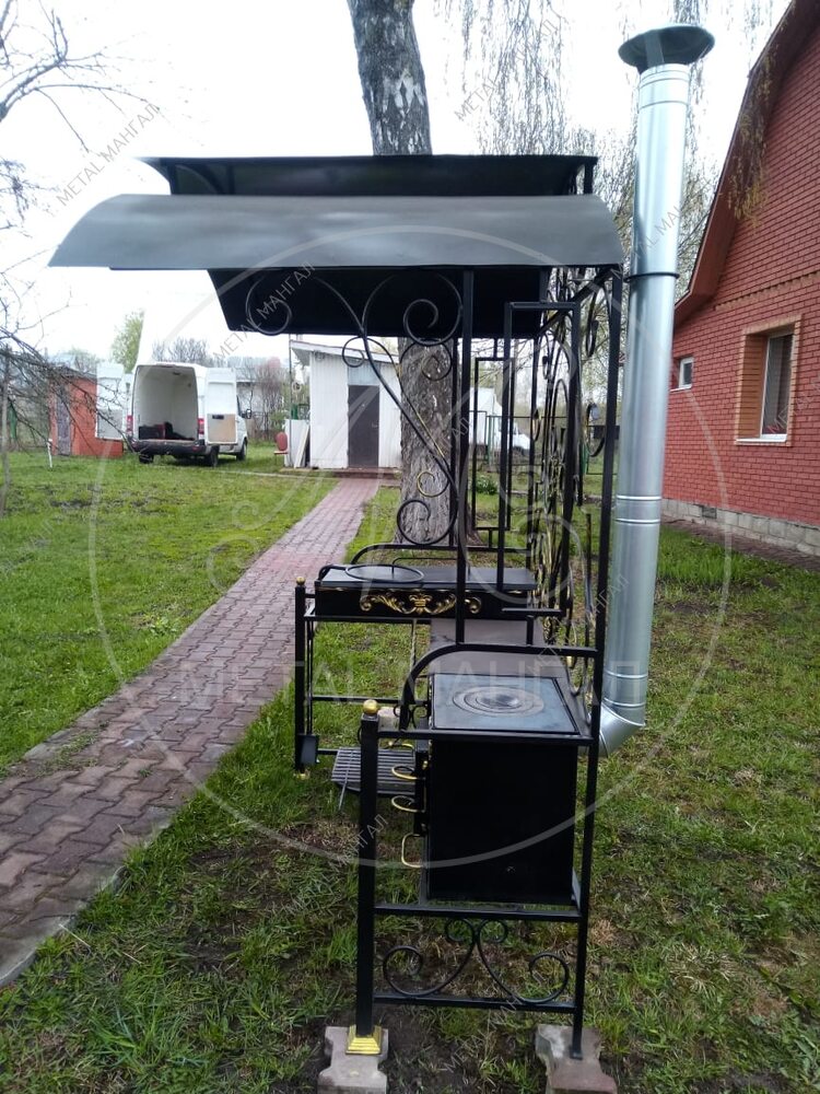 Мангал "Меркурий" с коптильней