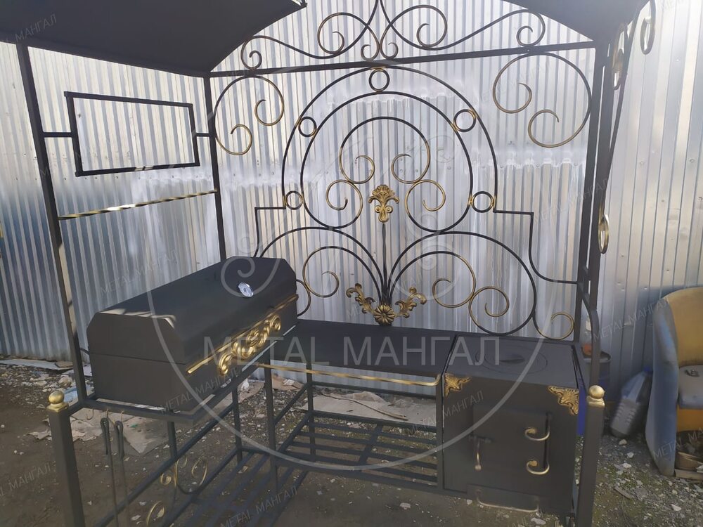 Мангал "Меркурий" с крышкой барбекю