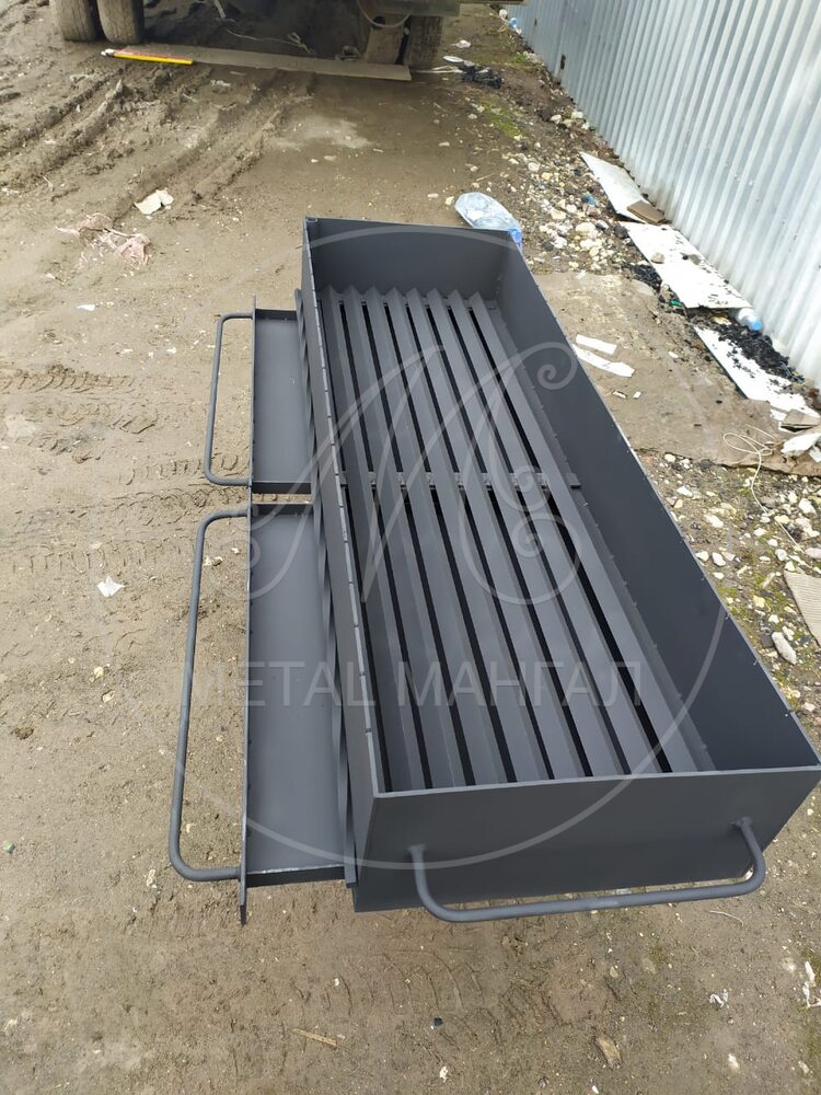 Жаровня с ящиком  1200 х 400 х 200