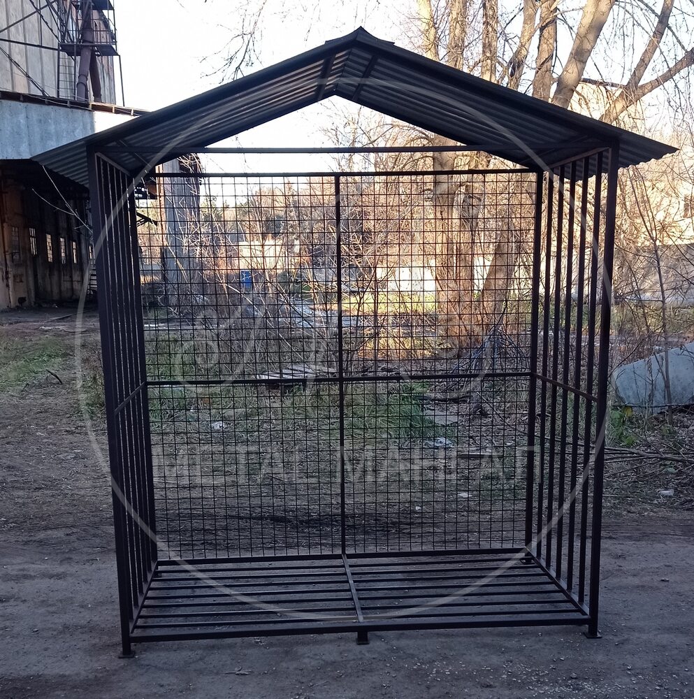 Дровница из металла ДП-1 200 х 125 х 235 объем 4,5 м3