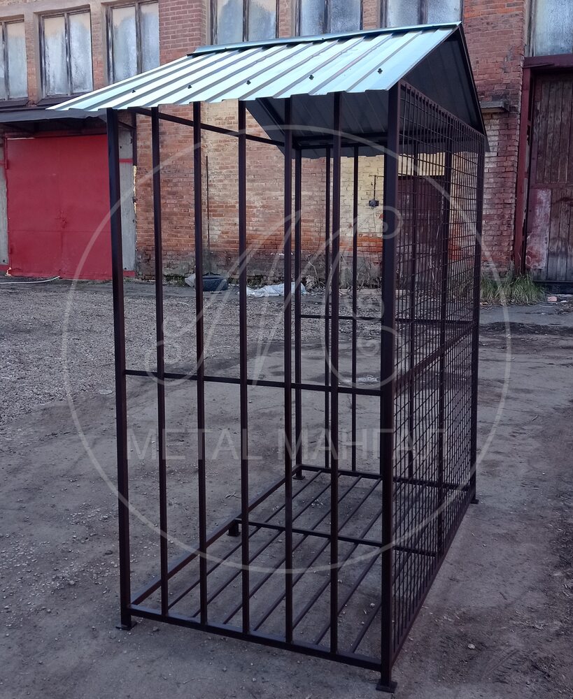 Дровница из металла ДП-1 200 х 125 х 235 объем 4,5 м3