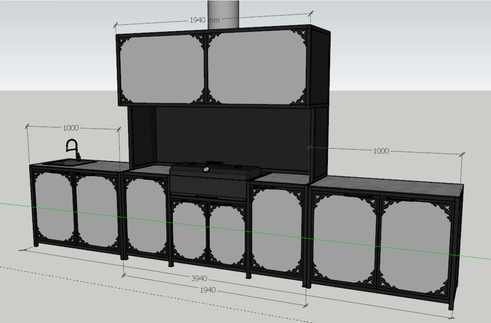 Барбекю кухня "БЕЛИСИМО"