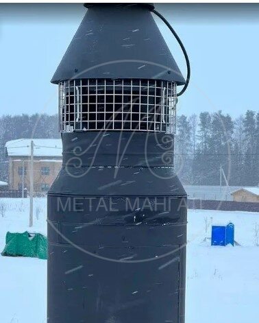 Жаростойкий дымосос с регулятором для мангала и камина термостойкий вентилятор ВК-300 2500 куб/ч 220 вольт