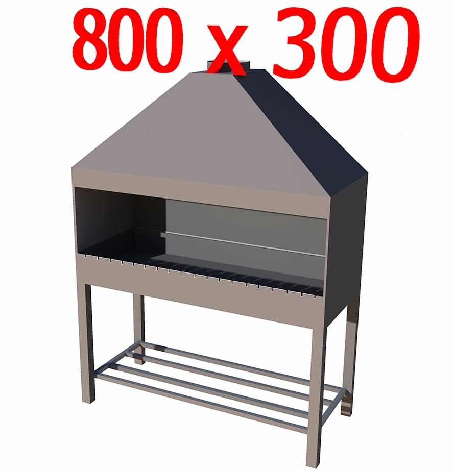 Купить мангал профессиональный 800х300